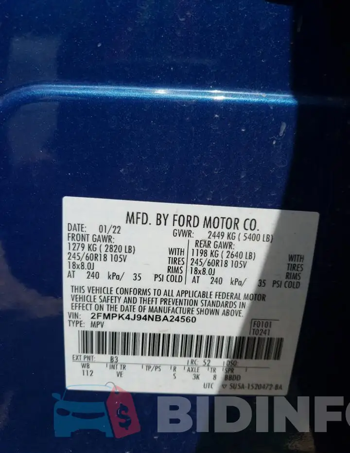 2FMPK4J94NBA24560 Photo# 14