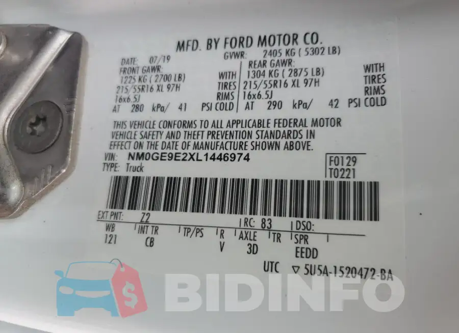 NM0GE9E2XL1446974 Photo# 14