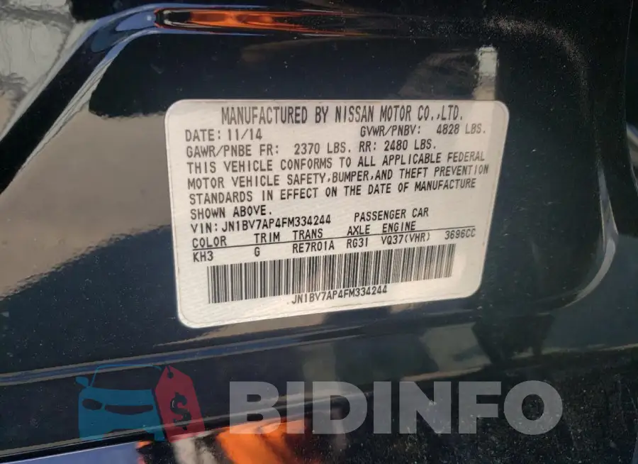 JN1BV7AP4FM334244 Photo# 12