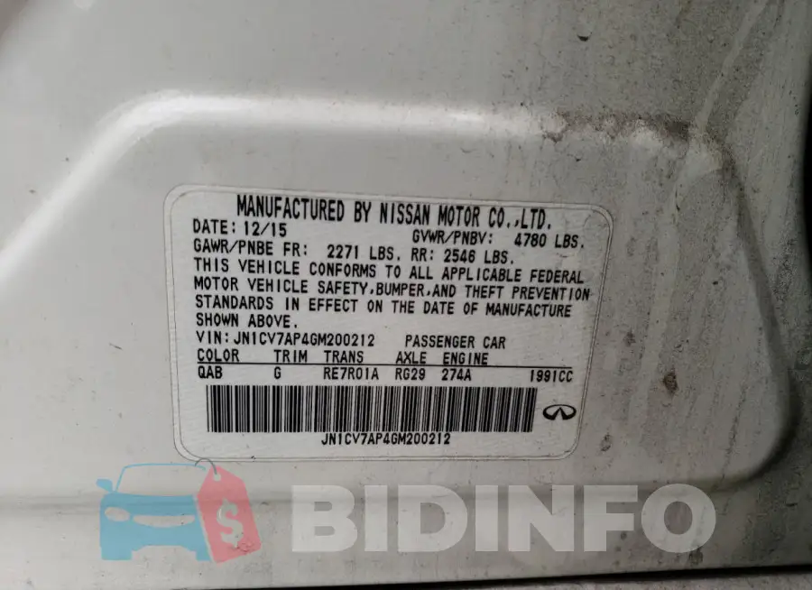 JN1CV7AP4GM200212 Photo# 12