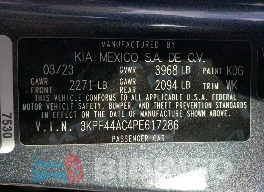 3KPF44AC4PE617286 Photo# 12