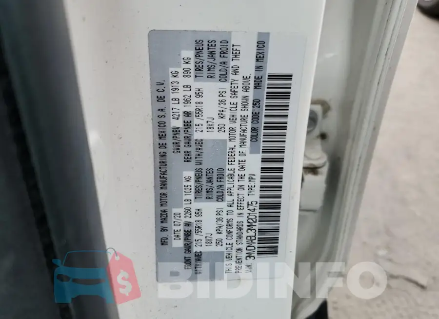 3MVDMABL3MM201475 Photo# 12
