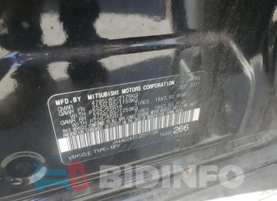 JA4AD2A31JZ017796 Photo# 12