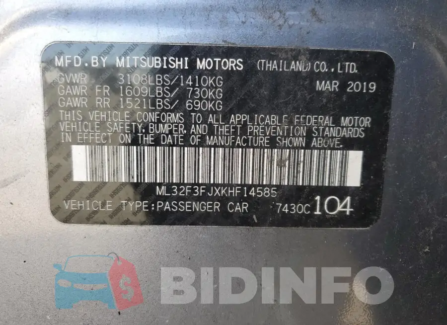 ML32F3FJXKHF14585 Photo# 12