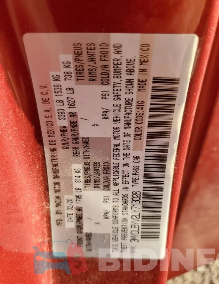 3MYDLBYV2LY713028 Photo# 12