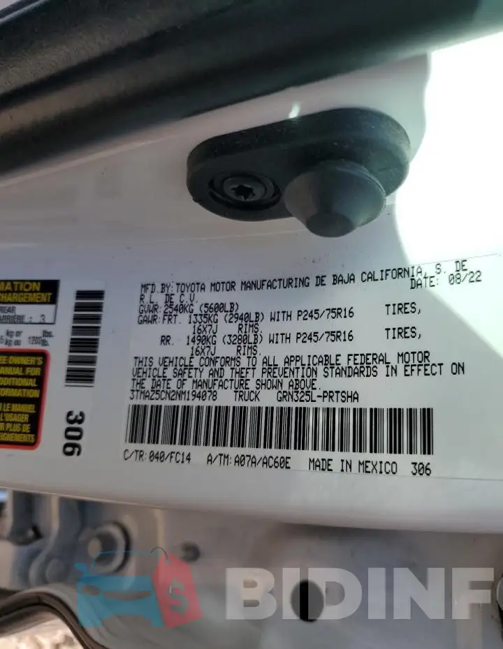 3TMAZ5CN2NM194078 Photo# 12