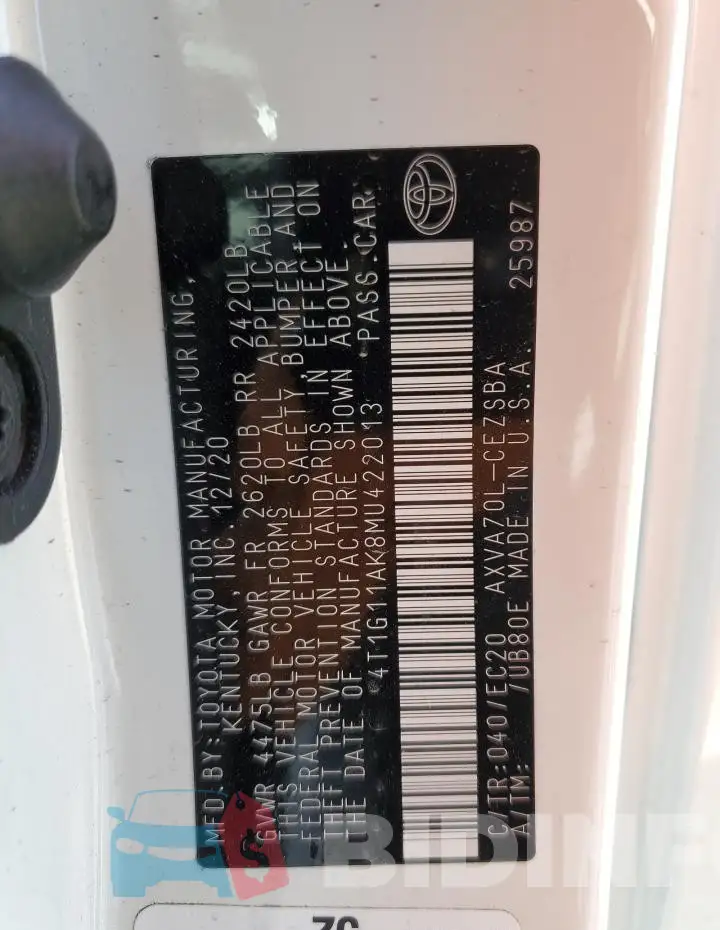 4T1G11AK8MU422013 Photo# 13