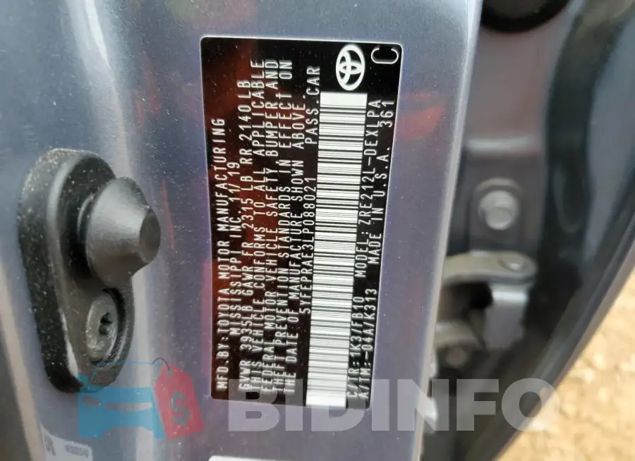 5YFEPRAE3LP088021 Photo# 13