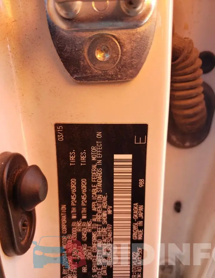 JTEBU5JR3F5246197 Photo# 12