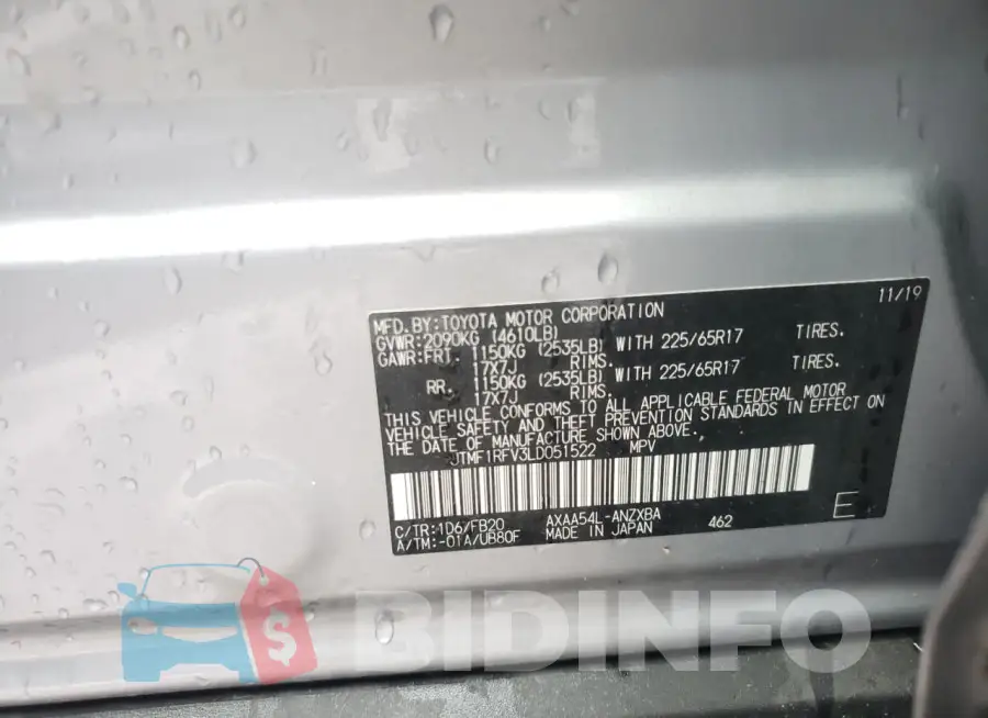 JTMF1RFV3LD051522 Photo# 13