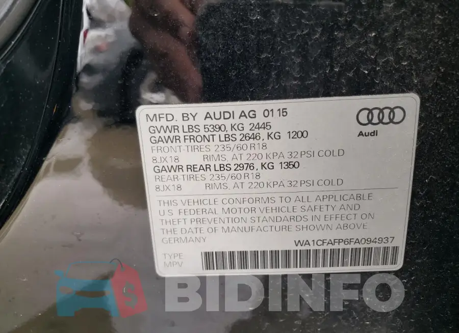 WA1CFAFP6FA094937 Photo# 13