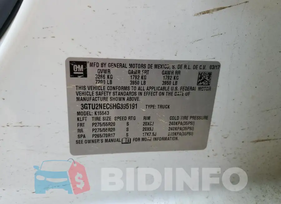 3GTU2NEC6HG395191 Photo# 12