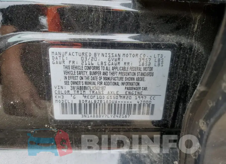 3N1AB8BV7LY242187 Photo# 12