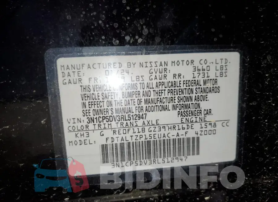 3N1CP5DV3RL512947 Photo# 14