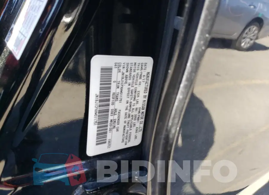 JN1BJ1CPXHW011751 Photo# 13