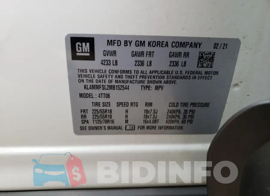 KL4MMFSL2MB152544 Photo# 13