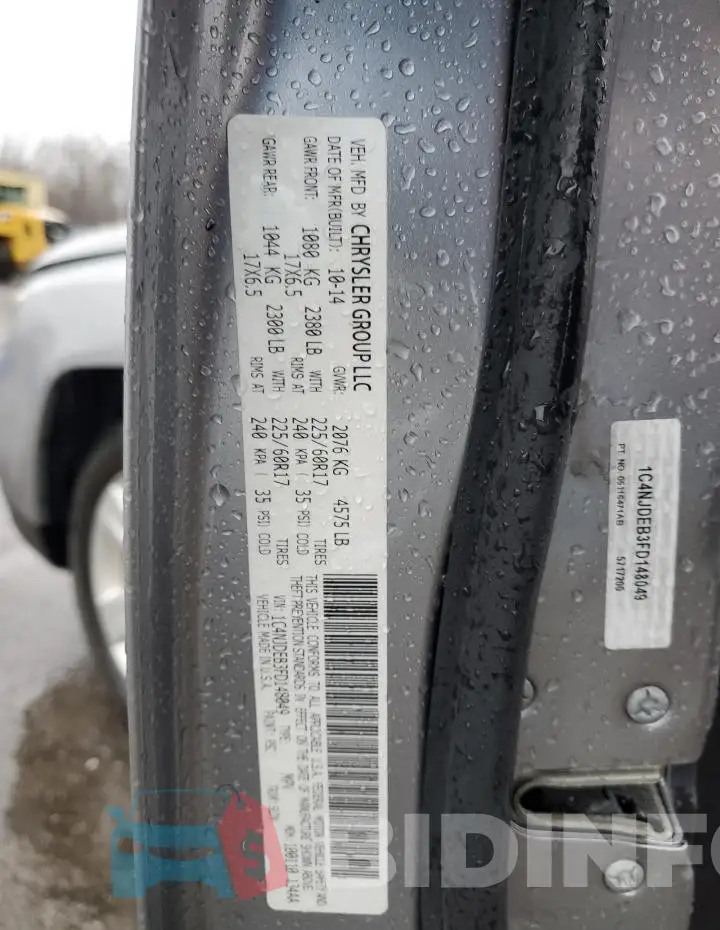 1C4NJDEB3FD148049 Photo# 12