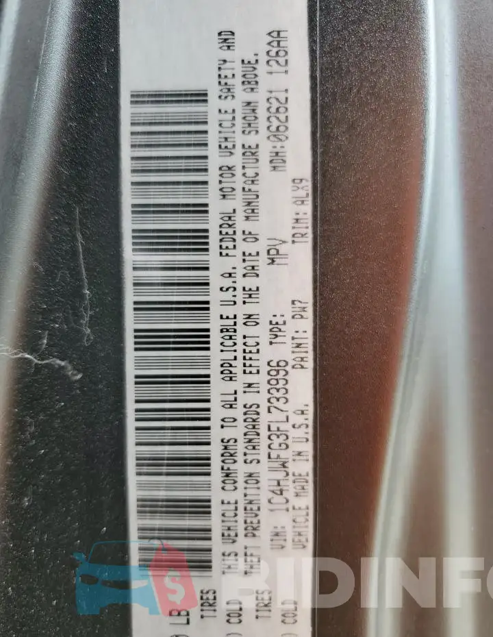 1C4PJLCB1KD376714 Photo# 12