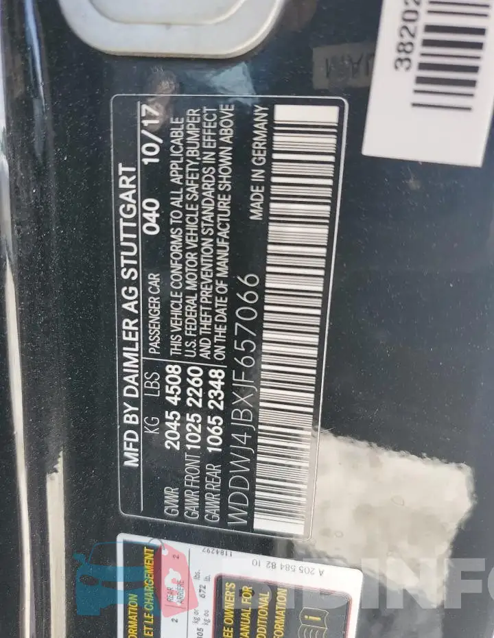 WDDWJ4JBXJF657066 Photo# 12