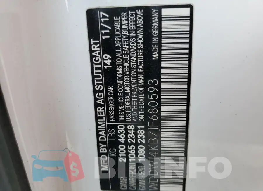 WDDWJ4KB7JF680593 Photo# 12