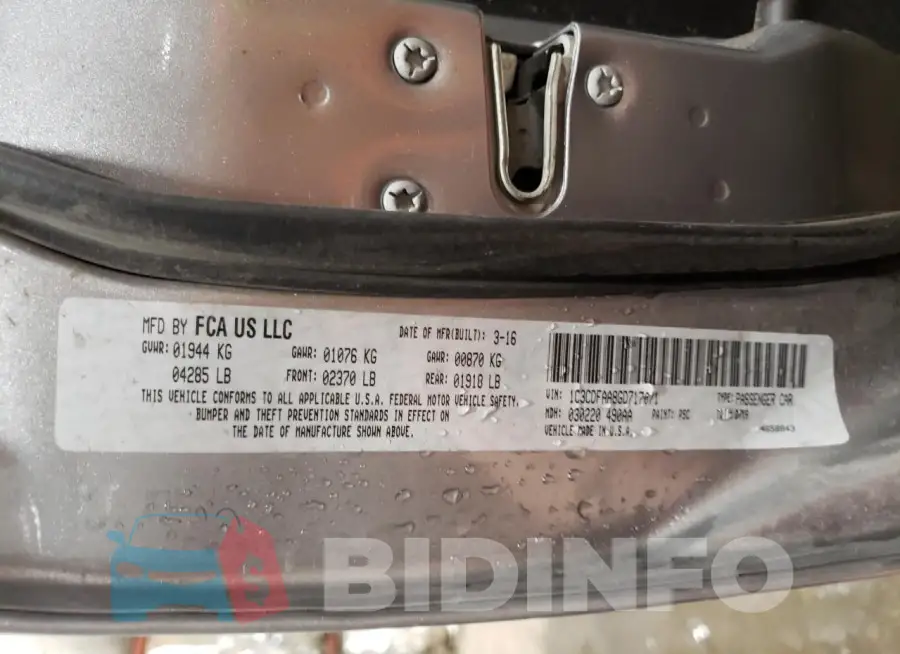 1C3CDFAA8GD717071 Photo# 12