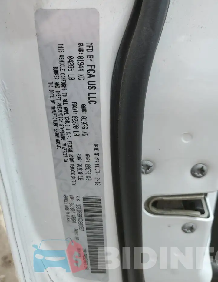 1C3CDFBB6GD689567 Photo# 12
