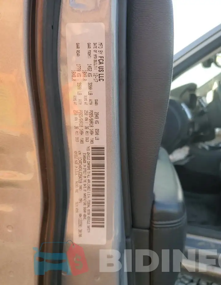 1C4RDHAG4JC254719 Photo# 14