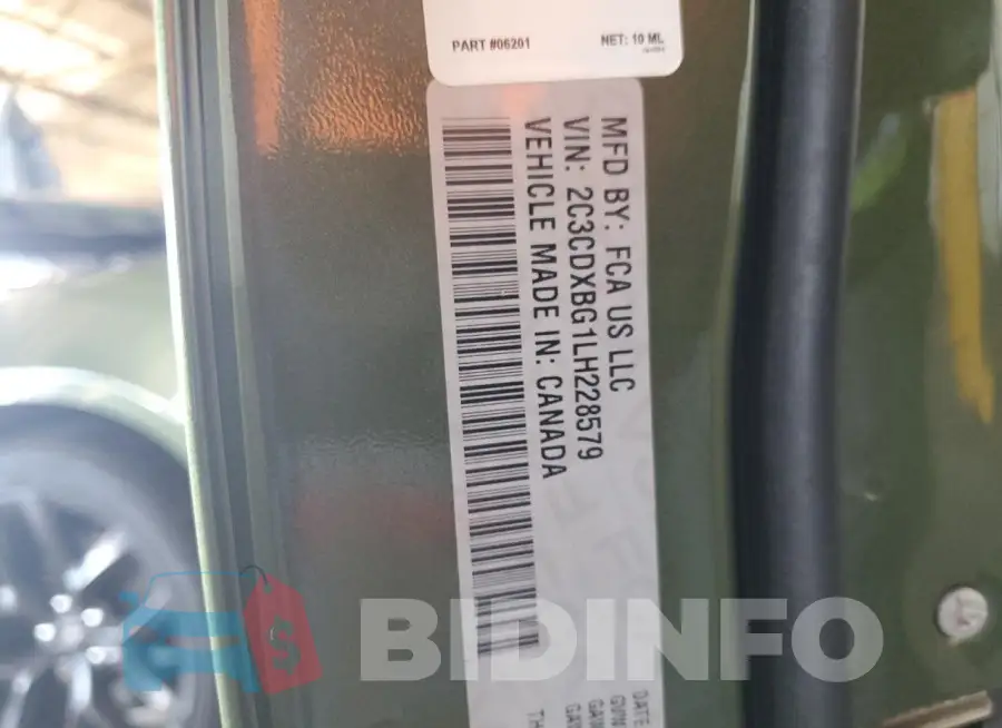 2C3CDXBG1LH228579 Photo# 12
