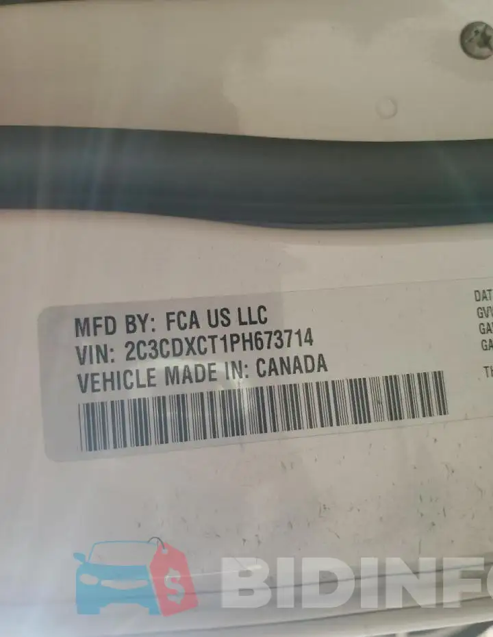2C3CDXCT1PH673714 Photo# 12