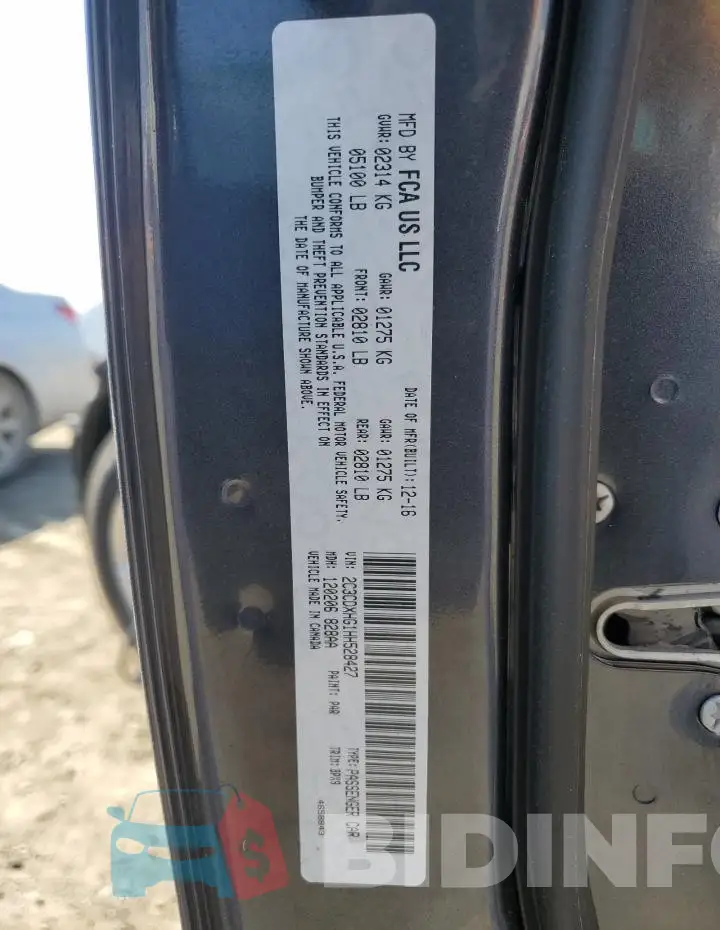 2C3CDXHG1HH528427 Photo# 12