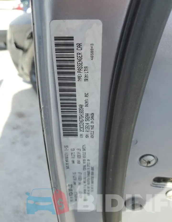 2C3CDZAG7GH183540 Photo# 12