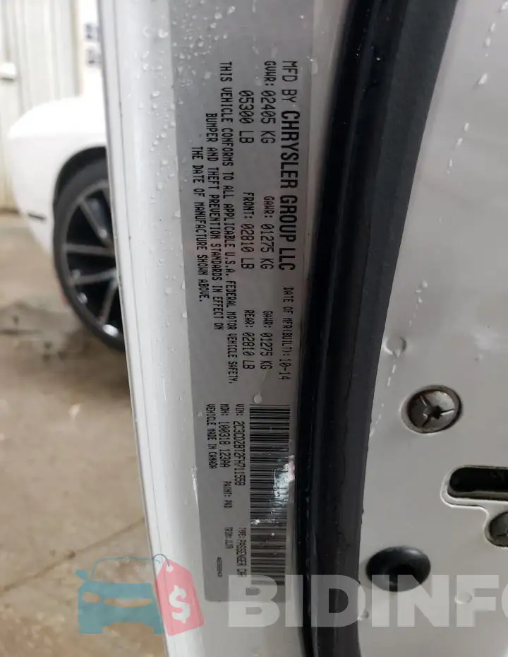 2C3CDZBT2FH711558 Photo# 12