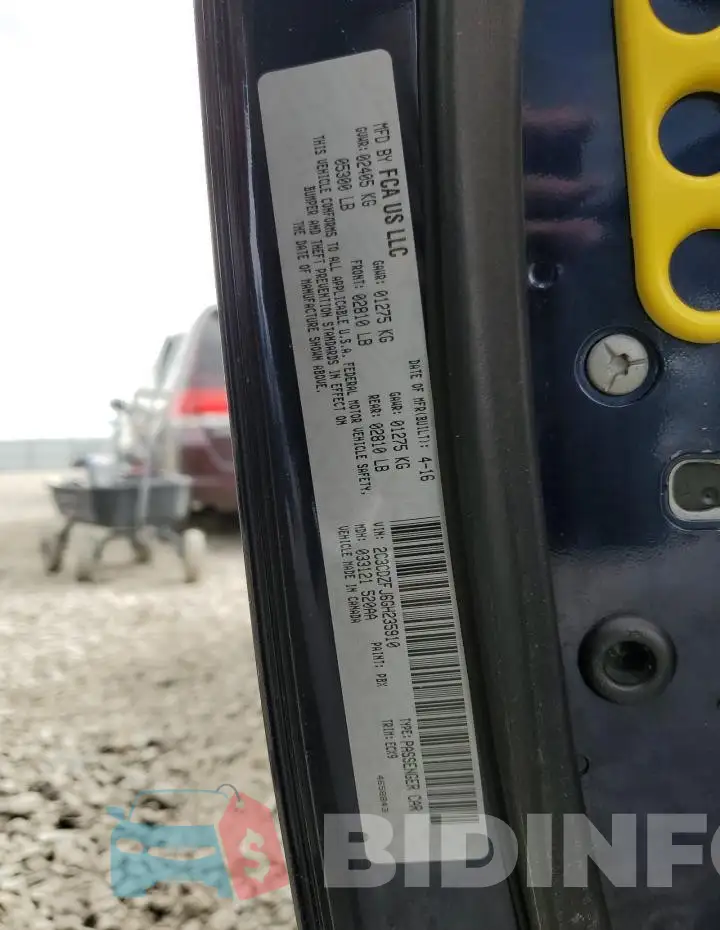 2C3CDZFJ6GH235910 Photo# 12
