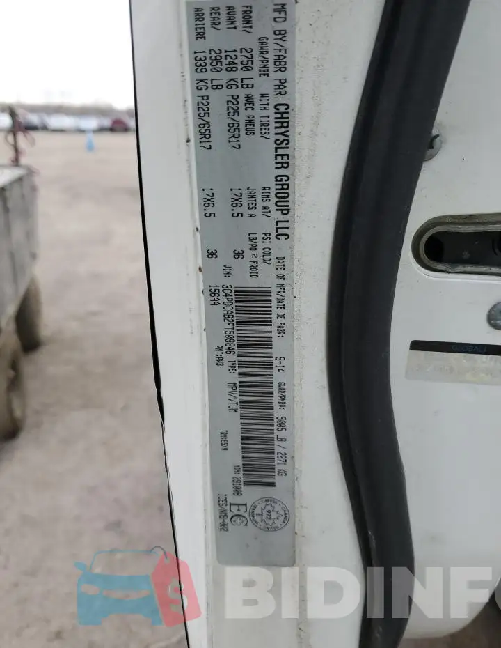 3C4PDCAB2FT509846 Photo# 13
