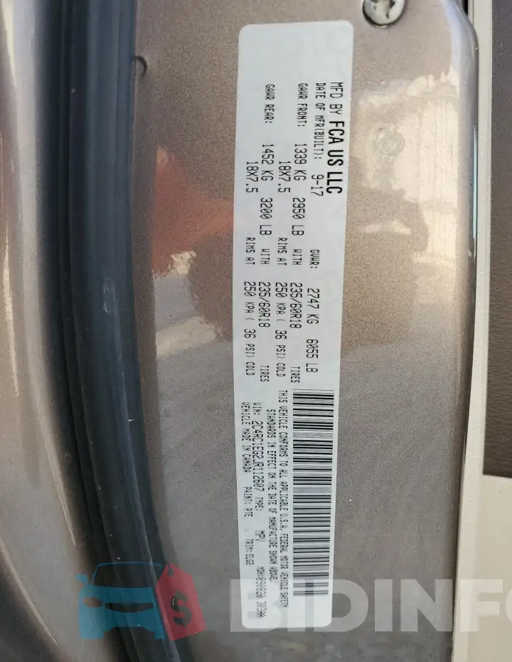 2C4RC1EG2JR112607 Photo# 13