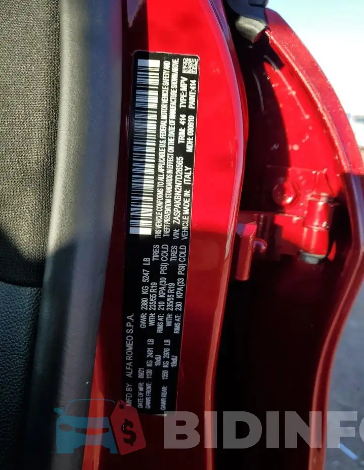 ZASPAKBN2N7D26565 Photo# 13