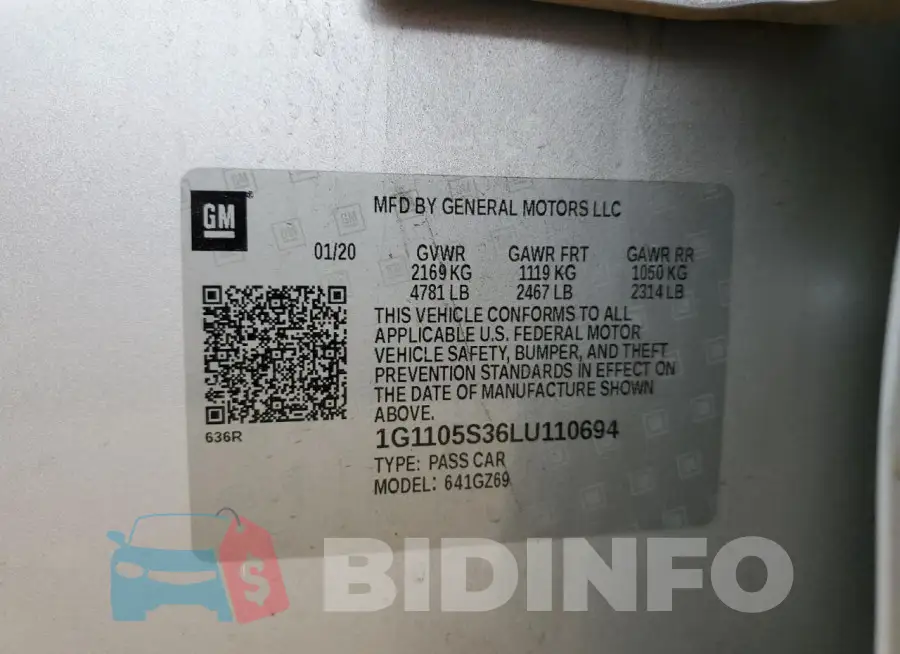 1G1105S36LU110694 Photo# 13
