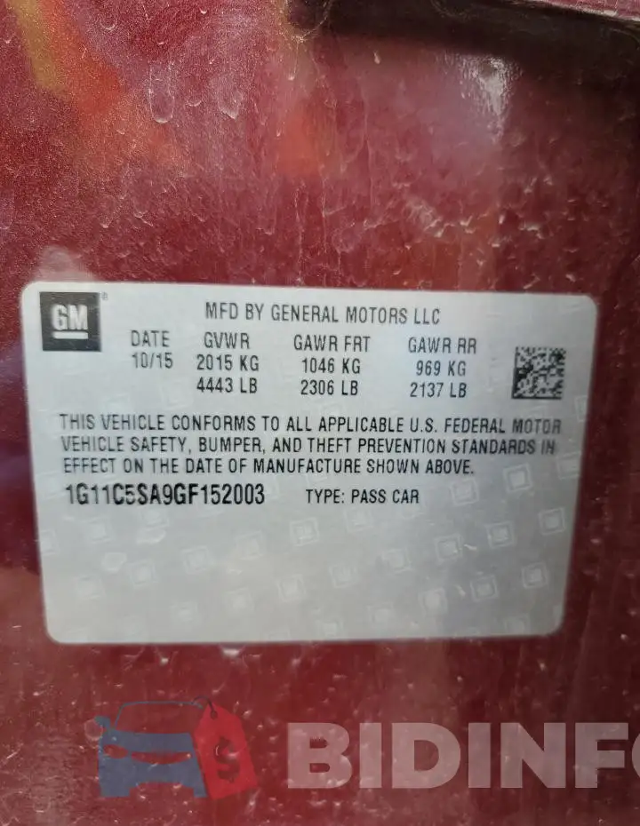 1G11C5SA9GF152003 Photo# 12
