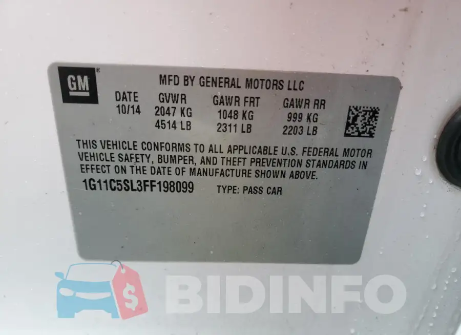 1G11C5SL3FF198099 Photo# 12