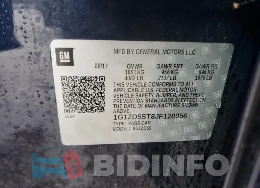 1G1ZD5ST8JF128056 Photo# 13