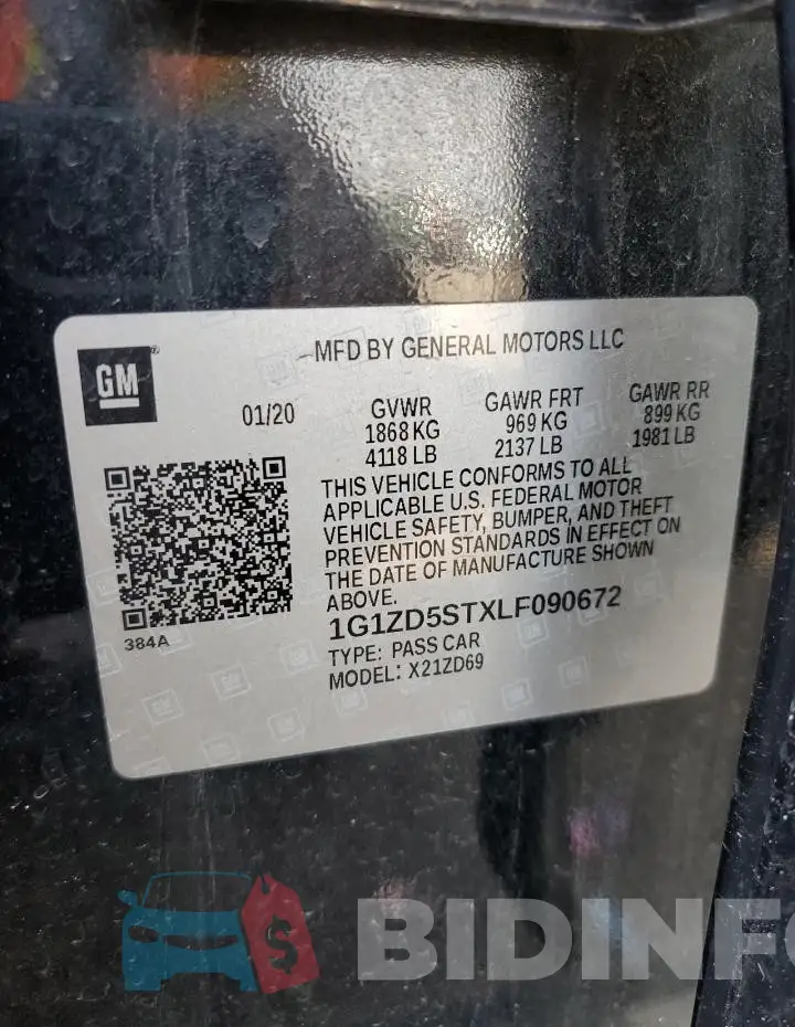 1G1ZD5STXLF090672 Photo# 12