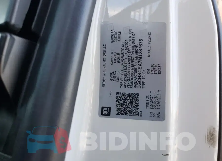 1GCHSCEA7M1287675 Photo# 12