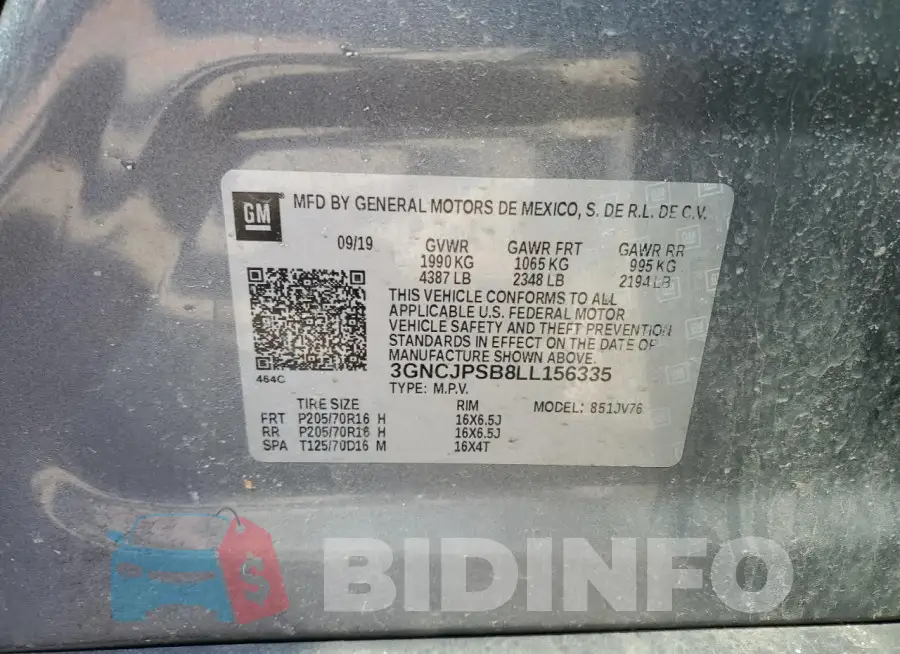 3GNCJPSB8LL156335 Photo# 14