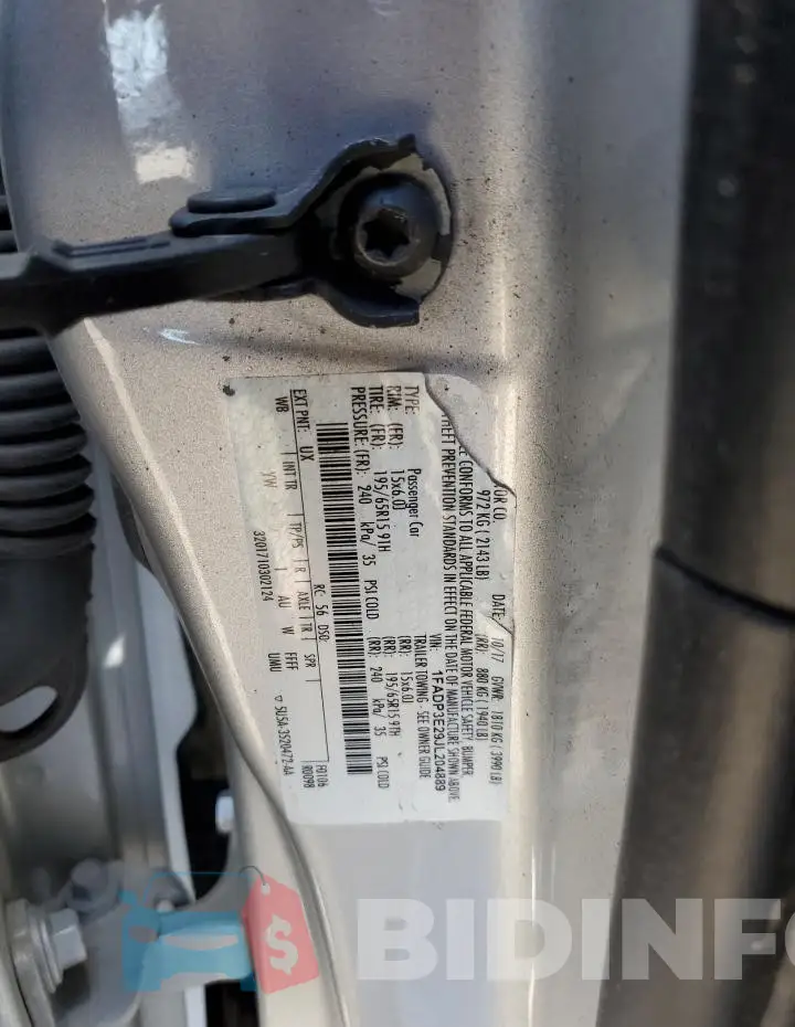 1FADP3E29JL204889 Photo# 12