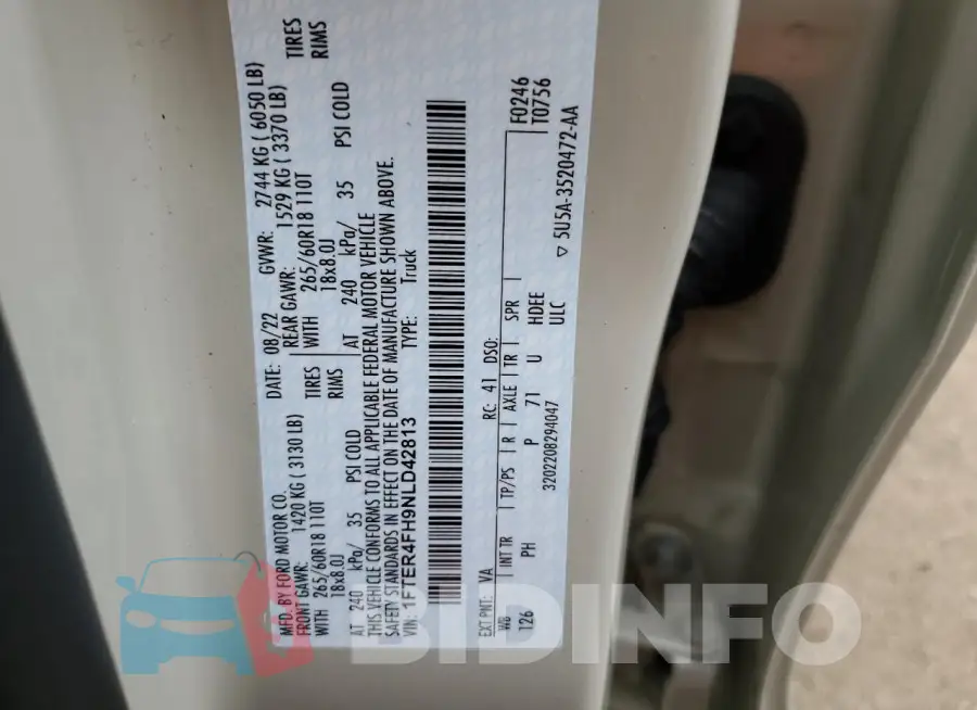 1FTER4FH9NLD42813 Photo# 12