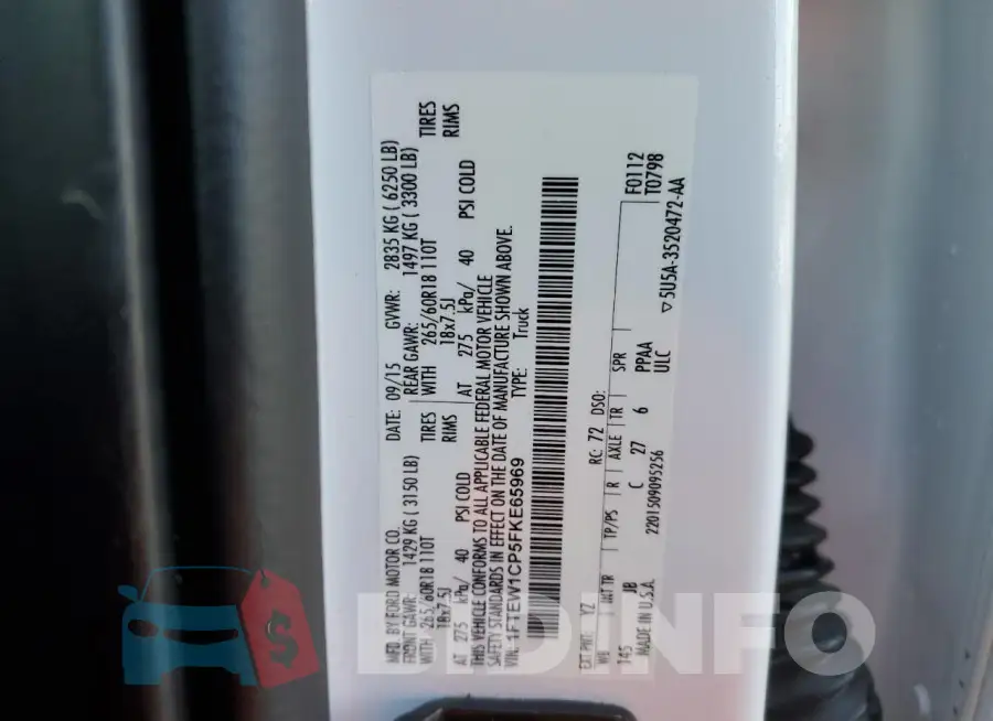 1FTEW1CP5FKE65969 Photo# 12