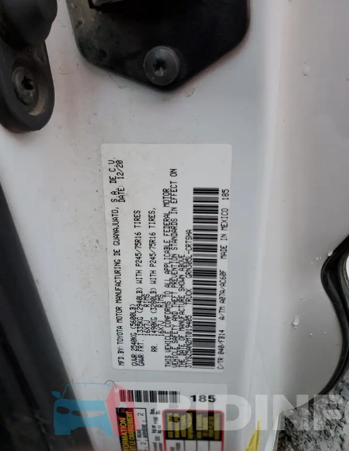 3TYSZ5AN2MT019405 Photo# 12