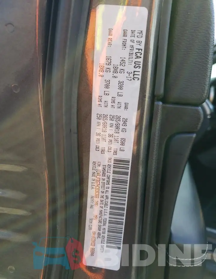 1C4RJFBG7HC836366 Photo# 13