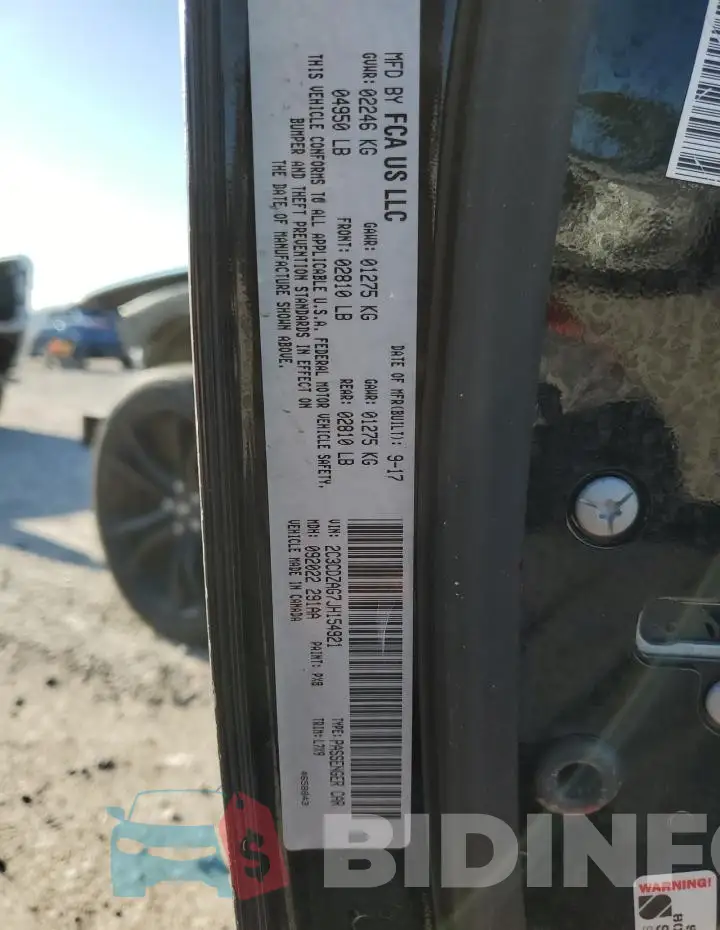 2C3CDZAG7JH154921 Photo# 12