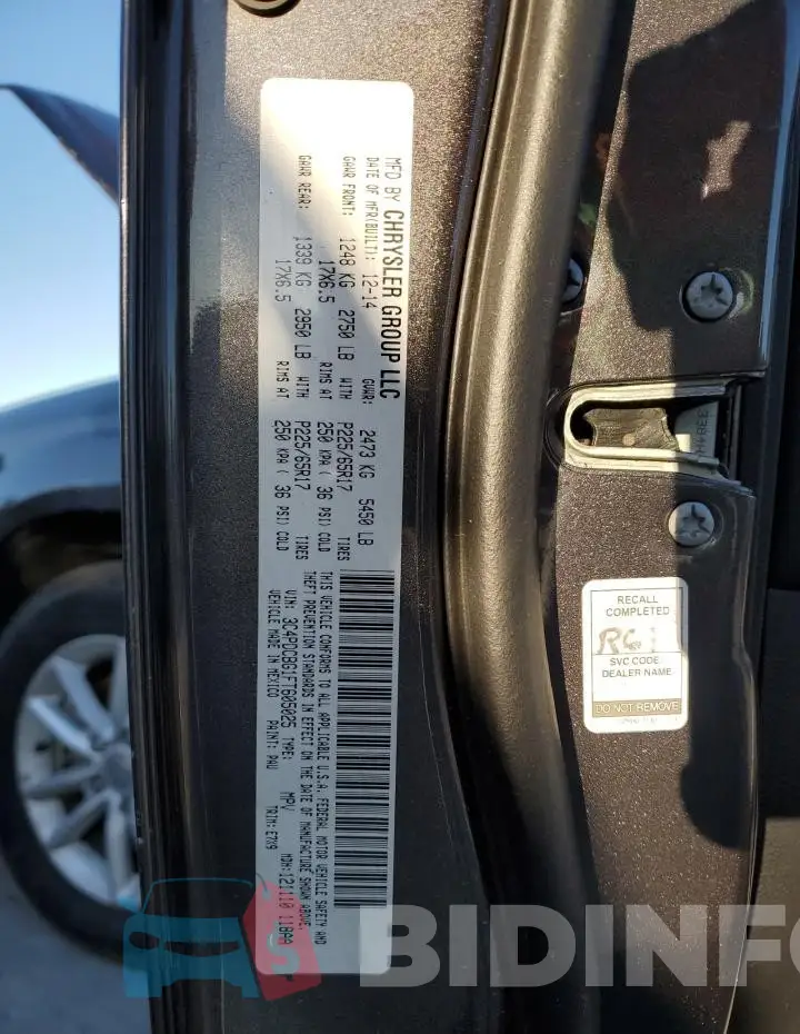 3C4PDCBG1FT605025 Photo# 13